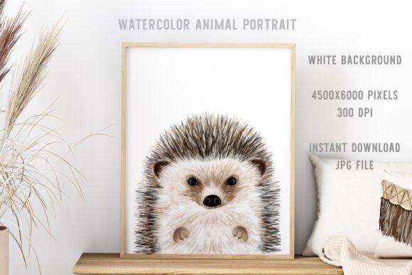 Download Watercolor Forest Animal Hedgehog&nbsp; - Watercolor forest animal Collection