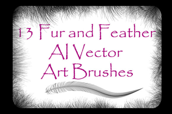 Download Fur and Feather Illustrator Brushes - Premium Resources