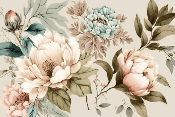 Download Watercolor Botanical Delicate Flowers 5 - Delicate flowers Collection