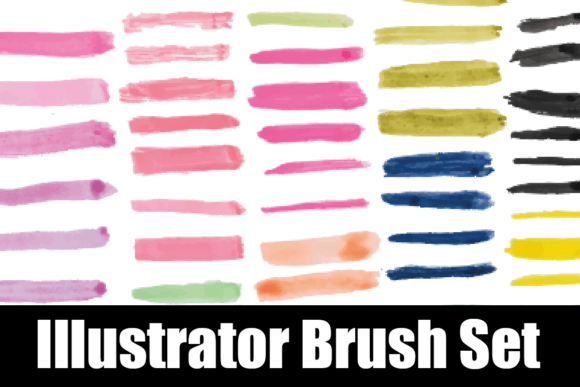 Download Watercolor Illustrator Brush Set - Premium Bundle