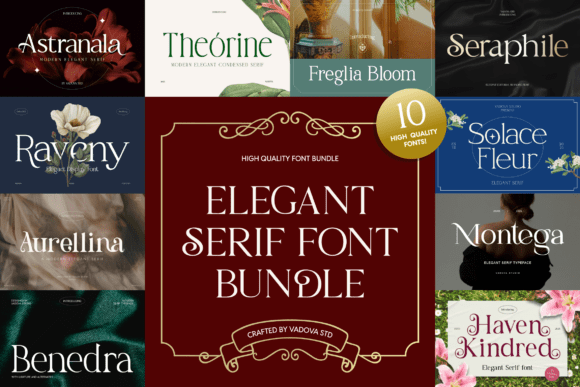 Download Elegant Serif Bundle - Serif Collection