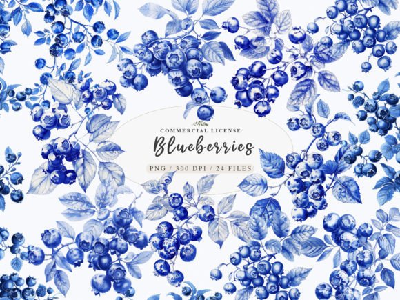 Download Watercolor Blueberry Clipart, Berry Art - Berry clipart Collection
