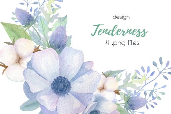 Download Watercolor Delicate Flowers Design - Delicate flowers Collection