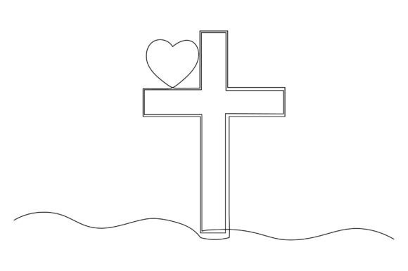 Download Single Line Art Faith Clipart Bible God - Faith clipart Collection