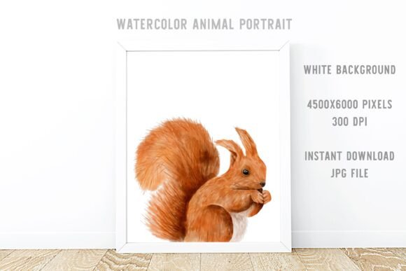 Download Watercolor Forest Animal Squirrel - Watercolor forest animal Collection
