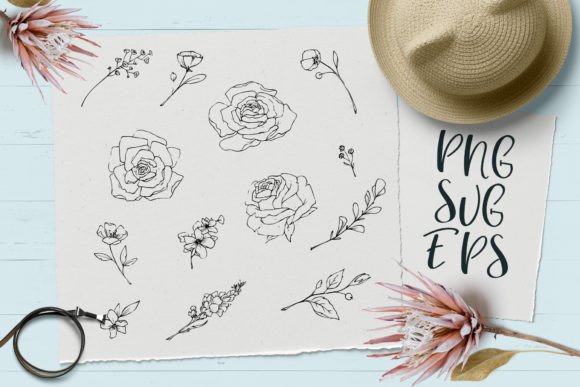 Download Delicate Flowers SVG, EPS Png - Delicate flowers Collection