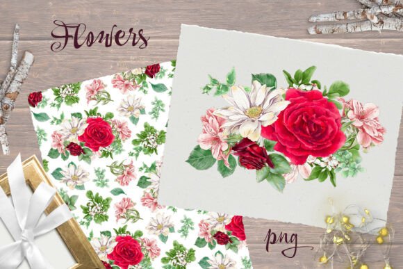 Download Delicate Flowers Print Seamless Pattern - Delicate flowers Collection