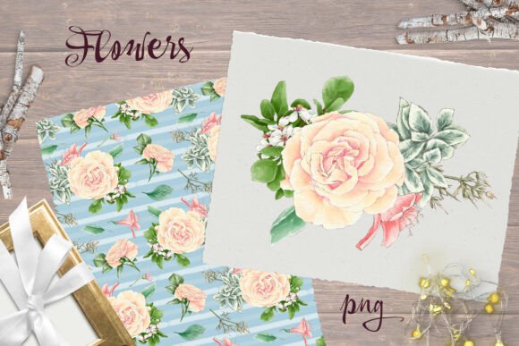 Download Delicate Flowers Print Seamless Pattern - Delicate flowers Collection