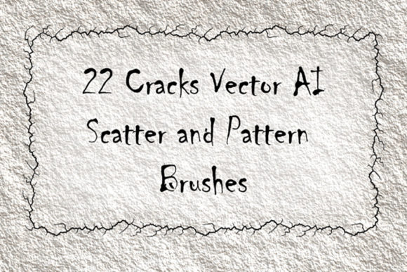 Download 22 Crack Shabby Illustrator Brushes - Premium Resources