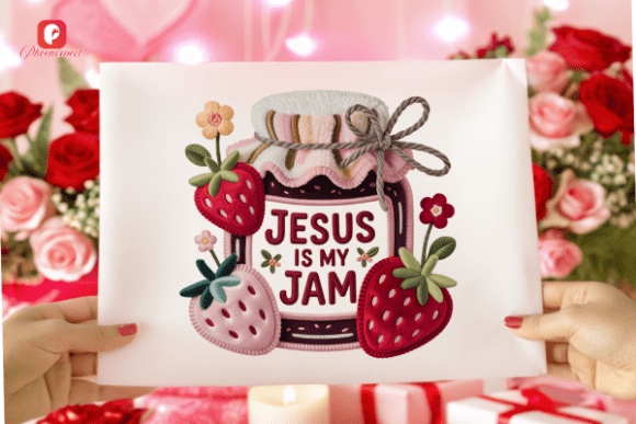 Download Strawberry Jar Jesus is My Jam PNG - Strawberry Collection