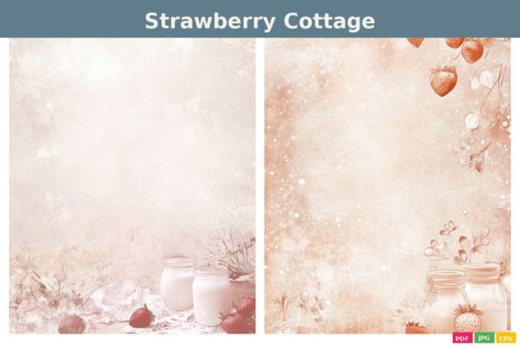 Download Strawberry Cottage Warm Neutral Tones - Strawberry Collection