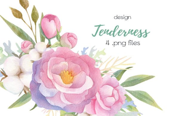 Download Watercolor Delicate Flowers Design - Delicate flowers Collection